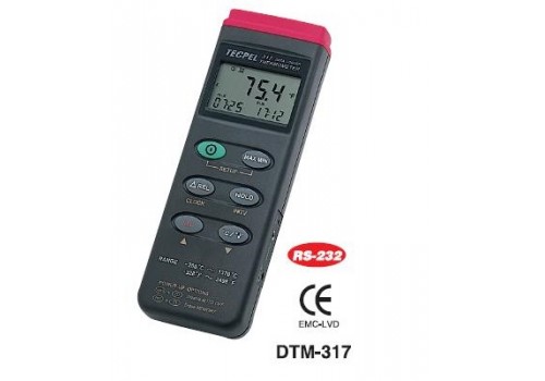 Single Digital Thermometer Datalogger Model DTM-317