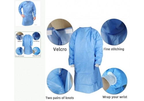 Breathable SMS Isolation Gowns Breathable SMS Isolation Gowns